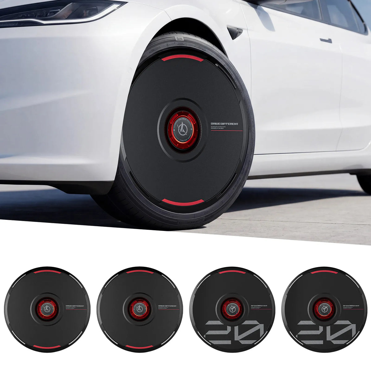 Wheel Covers for Tesla Model Y Juniper and Model 3 Highland 2025-2026