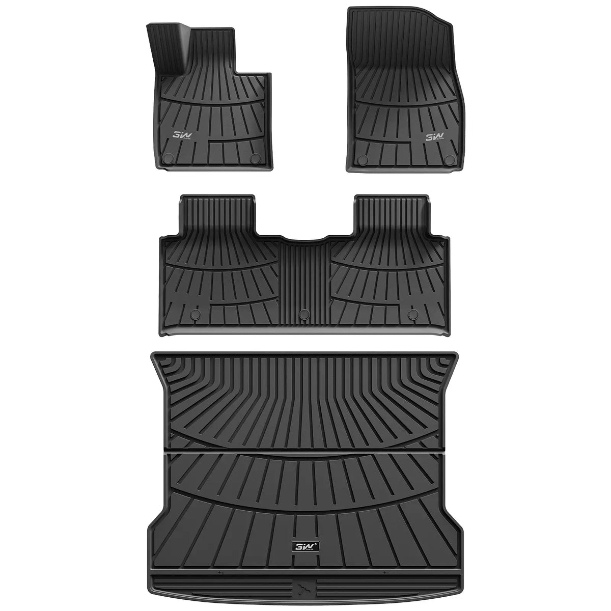 3W All Weather Car Mats for Xpeng G6 2023-2026 (Left Hand Drive)