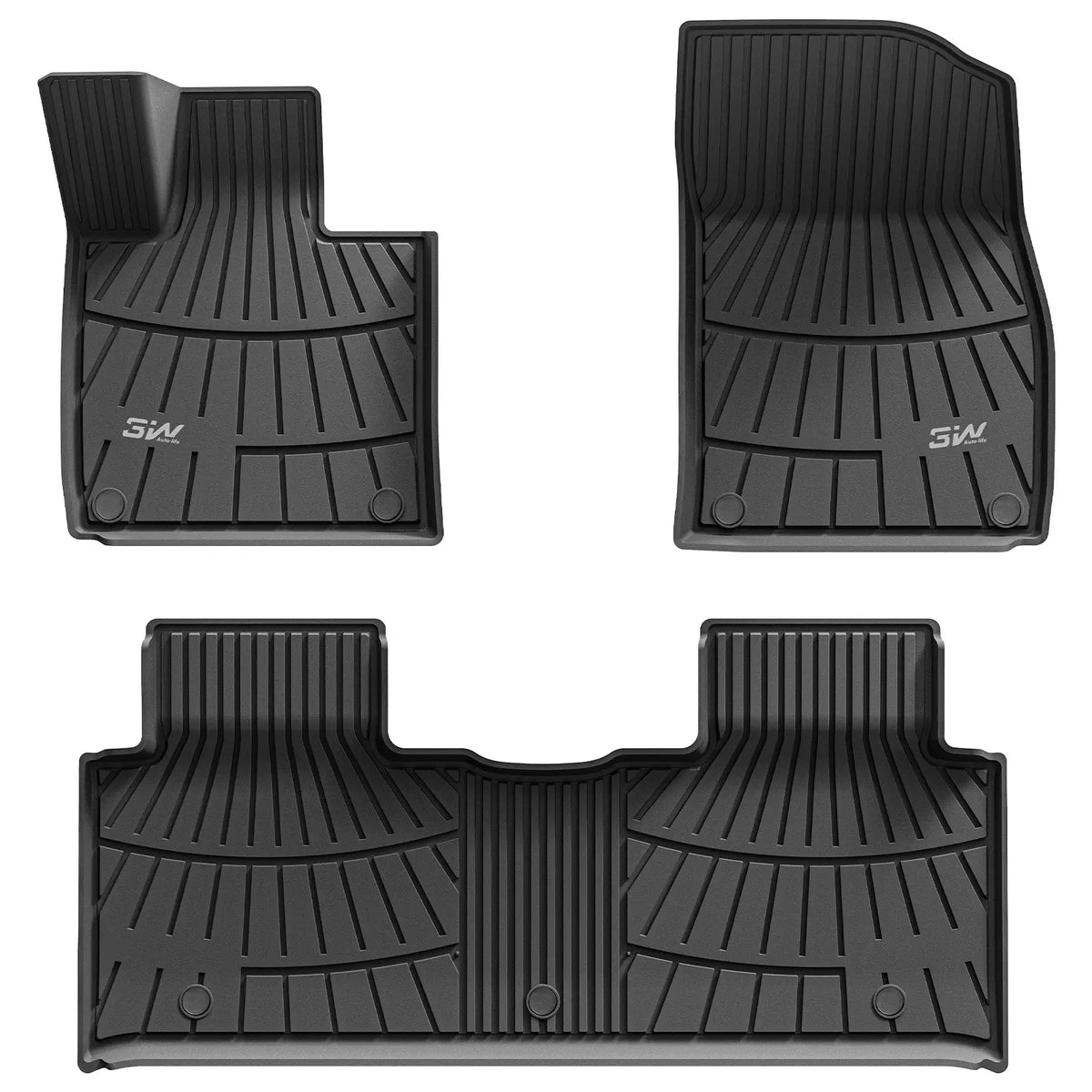 3W All Weather Car Mats for Xpeng G6 2023-2026 (Left Hand Drive)