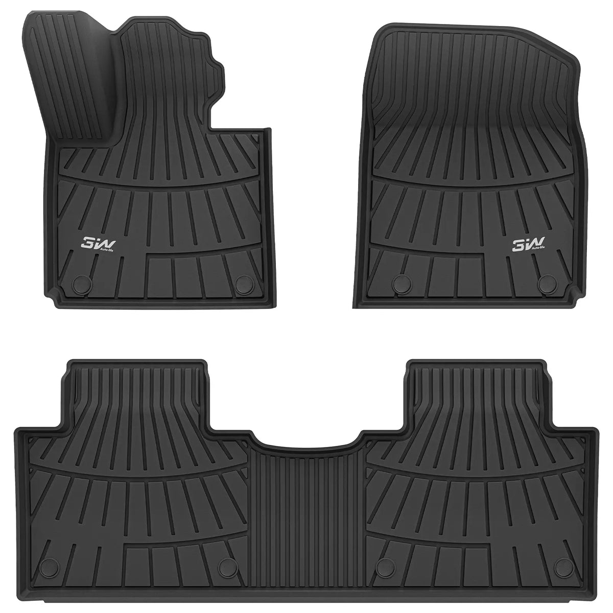 3W All Weather Car Mats for Xpeng G9 2023-2026 (Left Hand Drive)