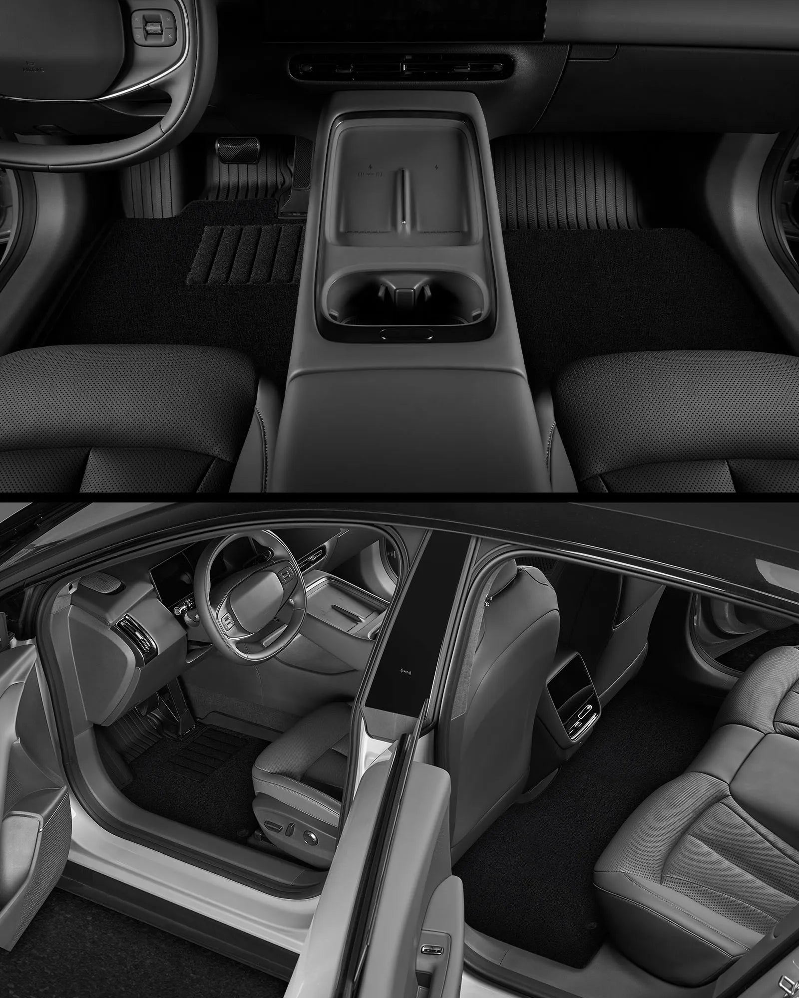3W All Weather Car Mats for Xpeng P7+ 2024-2027 (Left Hand Drive)